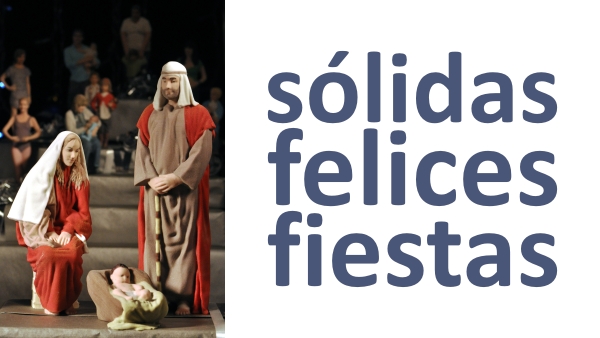 Regalo de Navidad - Sólidas Felices Fiestas